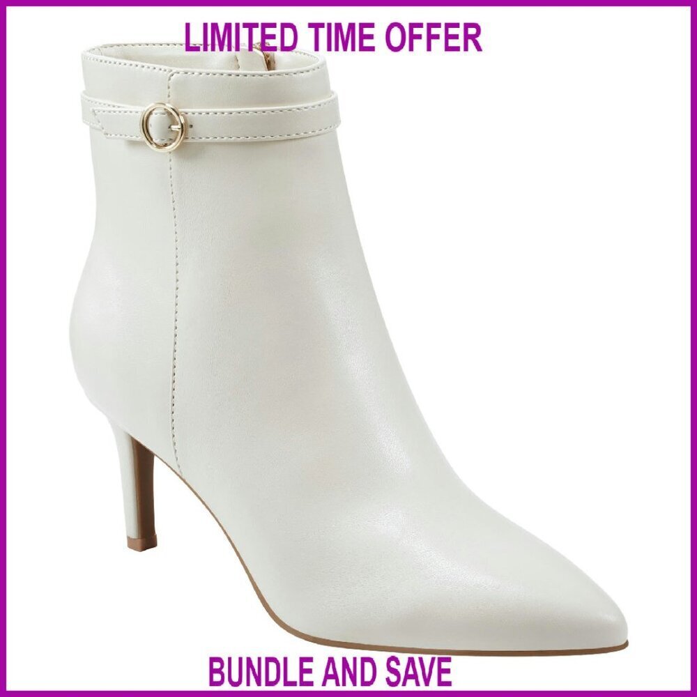 Pointed Toe Ankle Boots with 2.83" Heel, Inside Zipper Closure